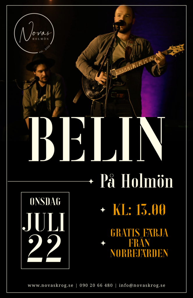 BELIN PÅ HOLMÖN!